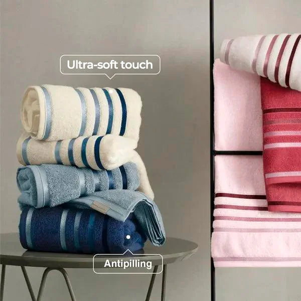 Pack de 15 Serviettes de bain + 5 Serviettes de visage offertes