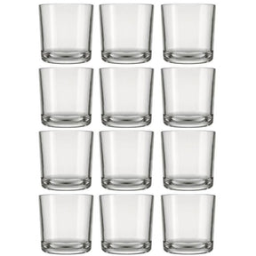 Set de 12 verres en verre pour whisky Bar Rocks de 265 ml Nadir