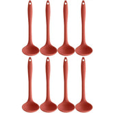 Kit 8 Conchas de Silicone Utensílios Cozinha Talheres para S